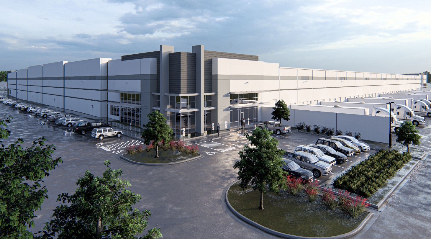 Greenhill Logistics Center Buildings C and D aerial view